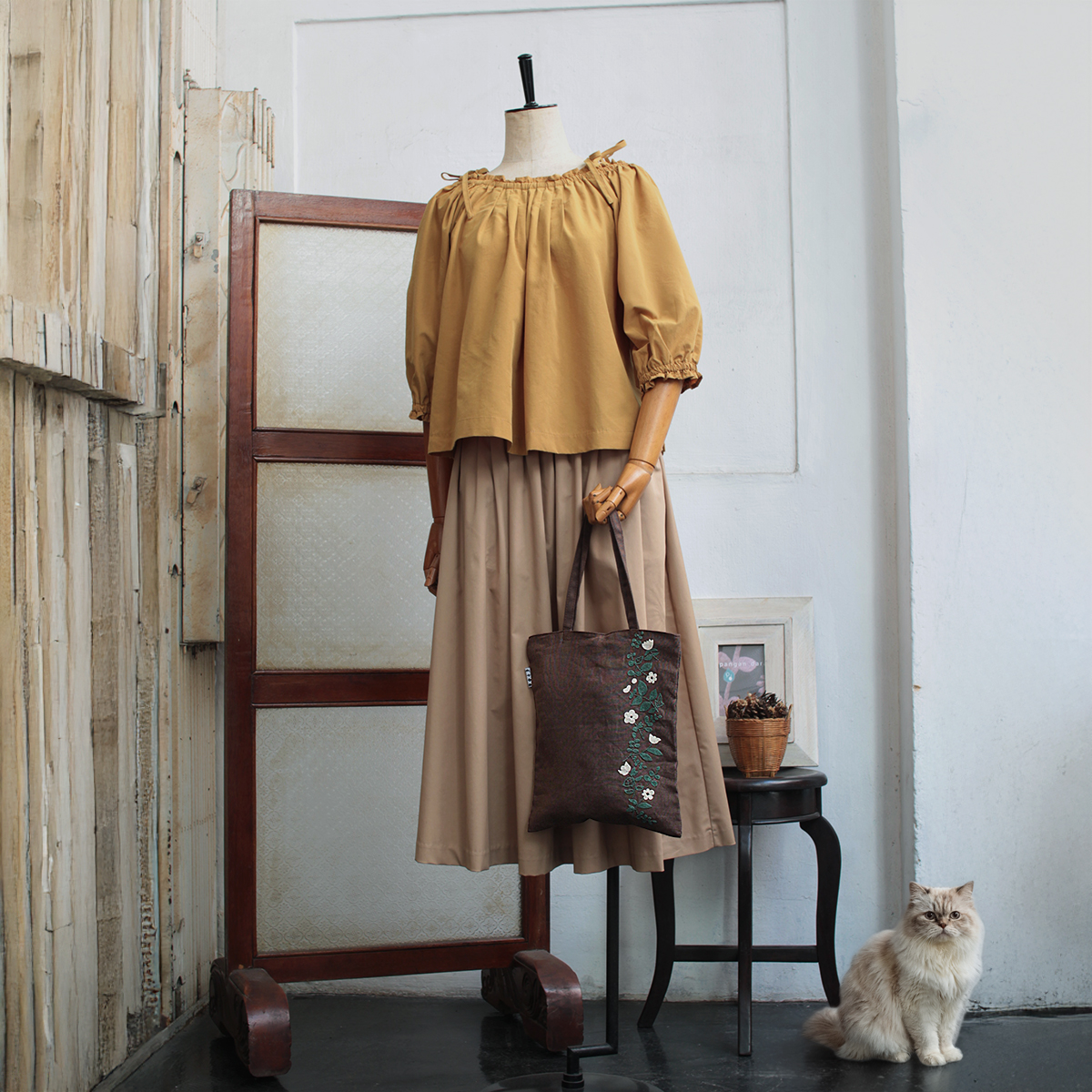 ペルシャ猫がいる撮影写真。